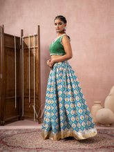 White & Sky Chaniya Choli